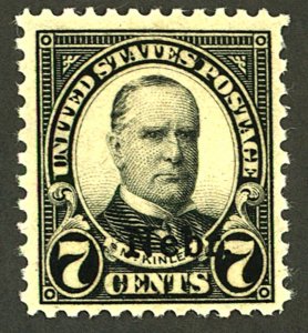 U.S. #676 MINT OG HR