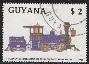 Guyana 2006b  NY&HRR 5 Forney Locomotive 1989