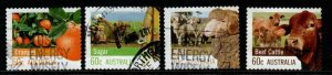 AUSTRALIA SG3751c/4c 2012 FARMING PERF 12½ SELF ADHESIVE FINE USED