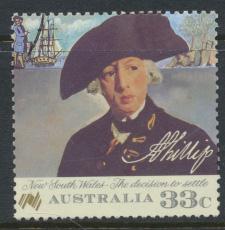 Australia  SC# 990   Capt Arthur Phillip   Settlement   Used