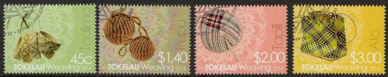 2014  -  TOKELAU - SG: 463/466 - WEAVING - USED 