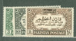 Pakistan #44-46  Single (Complete Set)