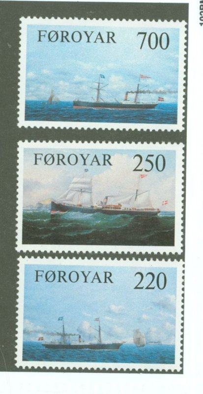 Faroe Islands #90-92 Mint (NH) Single (Complete Set)