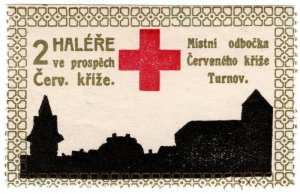 (I.B) Czechoslovakia (Great War) Cinderella : Red Cross Fund (Turnov-Turnau)