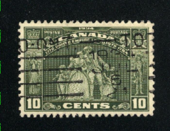 Canada #209   used   VF  PD