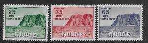 NORWAY SC# B59-61  FVF/MOG 1957