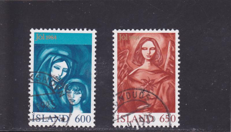 Iceland  Scott#  595-6  Used