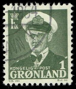 Greenland #28 Frederik IX; Used (0.30)