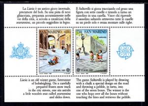 San Marino 1171 Souvenir Sheet MNH VF