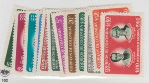 Colombia Scott #719-721,C377-C385 Stamp - Mint Set