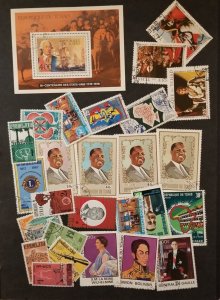 CHAD Africa Used Stamp Lot CTO T7588