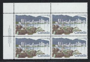 CANADA SC# 600 IMPRINT B/4 UL VF/MNH 1972