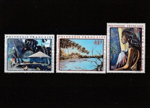 French Polynesia  Scott#  C78-C82  MNH  (1971 Paintings)