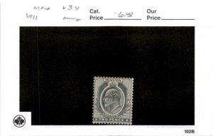 Malta, Postage Stamp, #34 Mint Hinged, 1911 King Edward