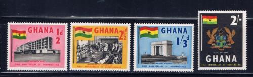 Ghana 17-20 NH 1958 set