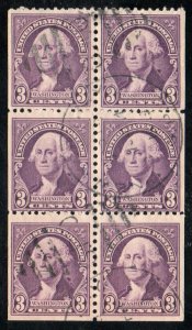 US #720b VF/XF used, much scarcer to find than mint, Select!