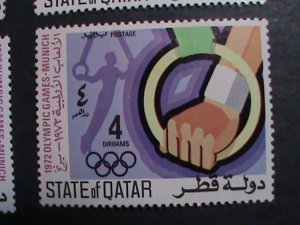 ​QATAR-1972 SC#303-7-20TH OLYMPIC GAMES-MUNICHMINT VF  WE SHIP TO WORLD WIDE.