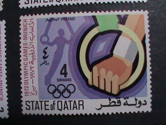 ​QATAR-1972 SC#303-7-20TH OLYMPIC GAMES-MUNICH-MINT VF  WE SHIP TO WORLD WIDE
