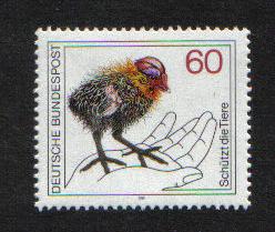 Germany  #1355  MNH  1981   wildlife protection .  baby coot