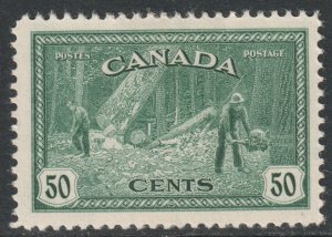 Canada Scott 272 - SG405, 1946 Peace 50c MH*