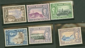 Hong Kong #168-173  Single (Complete Set) (Airplane)