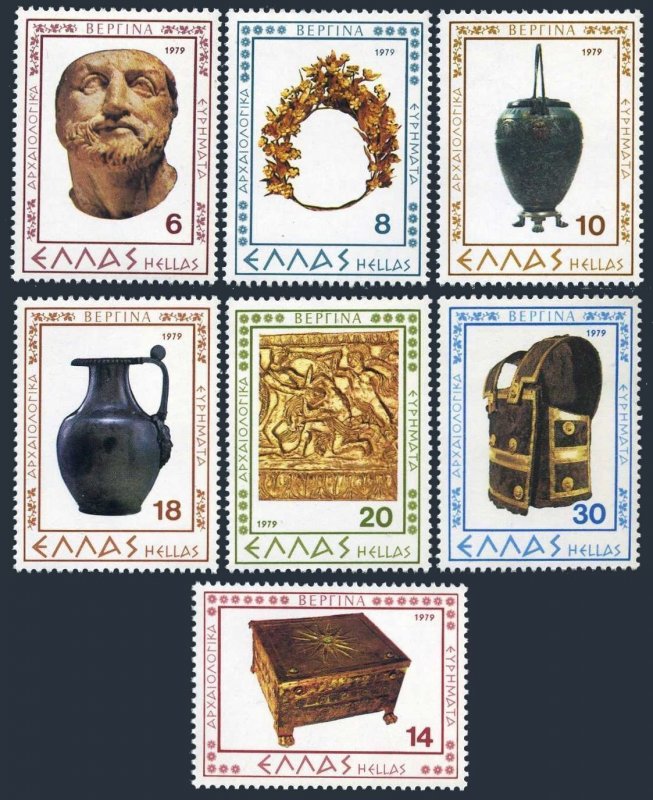 Greece 1306-1312,MNH. Michel 1365-1371. Archaeological finds from Vergina,1979.