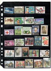 GREAT BRITAIN COLLECTION ON STOCK SHEET MINT/USED