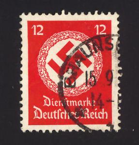 Germany Sc# O86 12pf Swastika cancelled