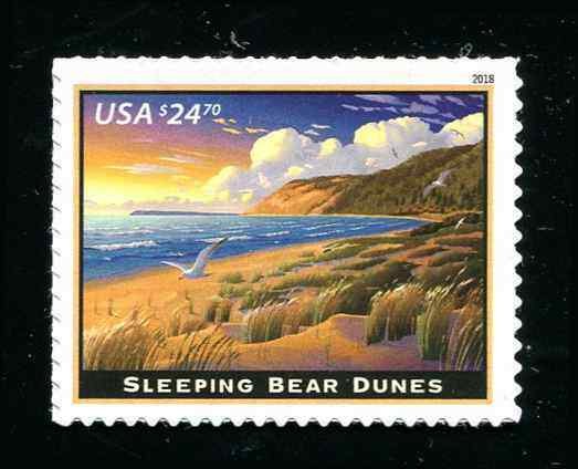 US #5258 $24.70 Sleeping Bear Dunes Priority Express Mail