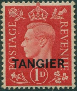 Morocco Agencies Tangier 1937 SG246 1d red KGVI MLH