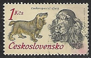 Czechoslovakia # 1900 - Cocker Spaniel - used....{BLW8}