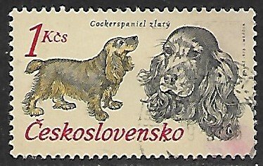 Czechoslovakia # 1900 - Cocker Spaniel - used....{BLW8}