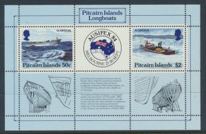 Pitcairn Islands  Longboats 1984 Ausipex '84 Exhibition MNH see details