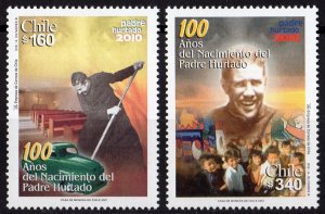 Chile 2001 Father Hurtado - Truck (Car) - Childrens Set (2) MNH Sc # 1354/1355