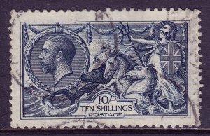 GREAT BRITAIN — SCOTT 175 (SG 402) — 1913 10/- WATERLOW PRINT — USED — SCV $475