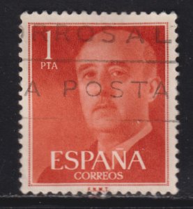 Spain 825 General Francisco Franco 1954