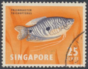 Singapore   SC#  59   Used  Fish  Marine Life  see details & scans
