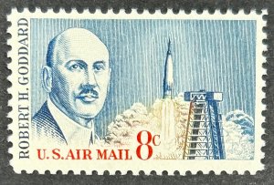 USA, 1964, SC# C69, Robert H. Goddard, MNH, F