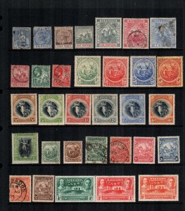 Barbados  32  diff  used and mint cat $ 95.00  lot collection