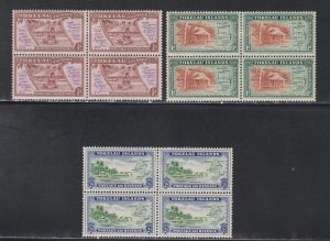 Tokelau  # 1-3, Island Scenes,  Block of Four,  2 NH, 2 Hinged, 1/3 Cat.