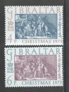 Gibraltar 303-4  MNH