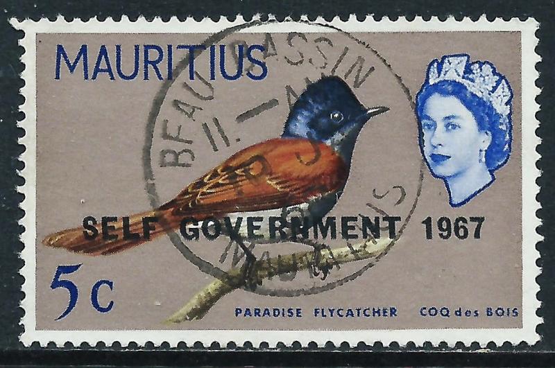 Mauritius, Sc #309, 5c Used