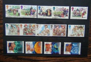 GB 1994 Summertime 1994 Christmas 1994 Europa sets Used