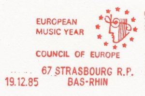 Meter cover France 1985 European Music Year