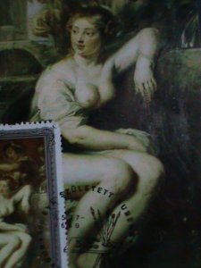 ​HUNGARY STAMP MAXICARD-1977-FAMOUS PAINTING MNH STAMP SHEET