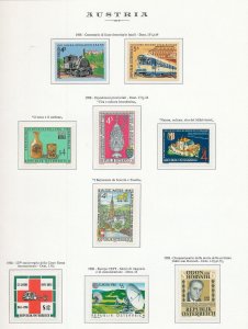 Austria 1985/88 Religion Sport MNH (100+) KRA615