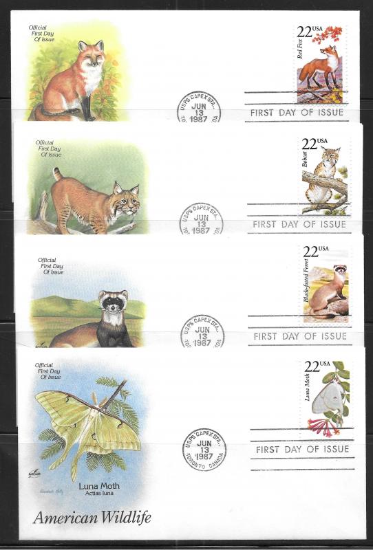 United States, 2286-2335, Wildlife Artcraft First Day Cover FDC