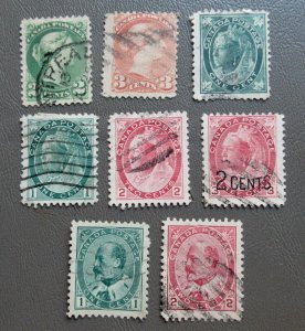 Early Canadian Misc. Stamps used 