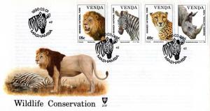 Venda - 1990 Nwanedi National Park FDC SG 199-202