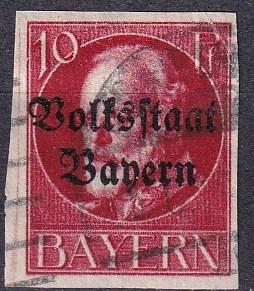 Bavaria #159 F-VF Used CV $20.00 (A18306)